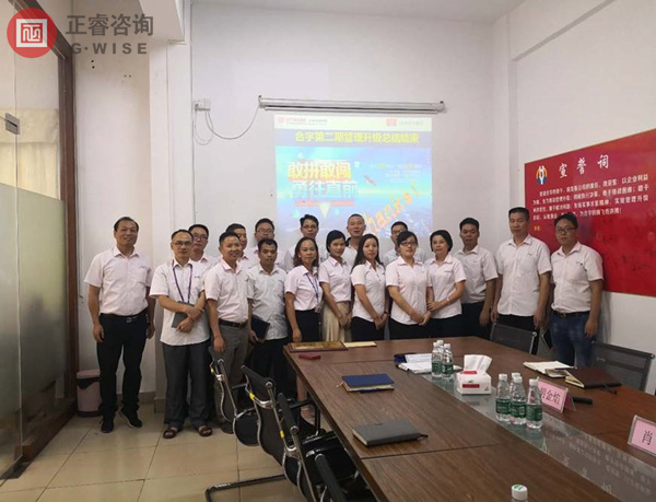 東莞市合宇橡膠（jiāo）貿易有（yǒu）限（xiàn）公司第二期總結大會核心成員合影