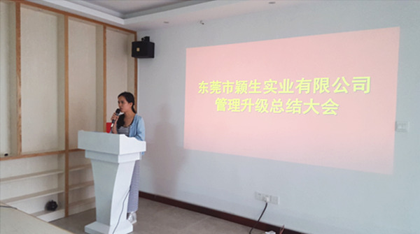 東（dōng）莞穎生實業有限公司管理升級（jí）總結（jié）大會