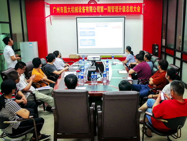 廣州市（shì）昌大機械設備有限公司管理升級總結大會