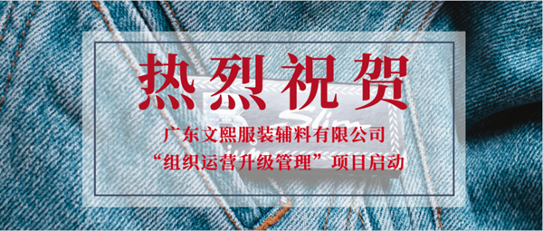 廣東文熙服裝輔料有限公司組（zǔ）織運（yùn）營管理升級（jí）項目啟動