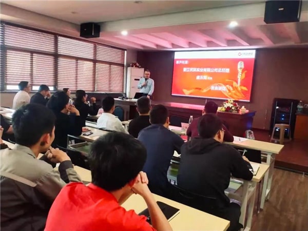 優凱總經理虞永海先生發表（biǎo）講話