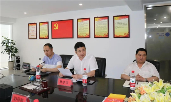 國威總經理林（lín）孝國先生講話