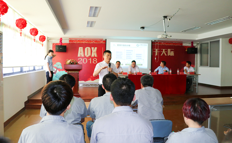 熱烈祝賀2018年7月17日浙江澳翔自控科技有（yǒu）限公司正（zhèng）式啟動管理升級