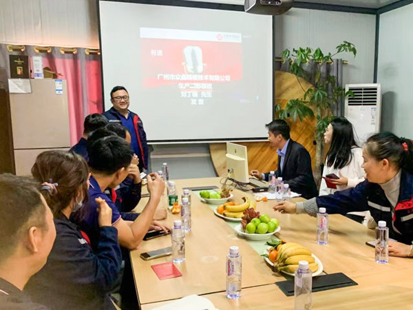 獲獎代表劉丁福先生致辭（cí）