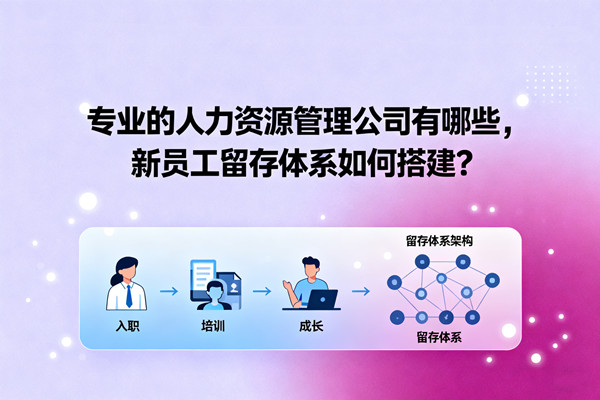 專業的人力資源（yuán）管（guǎn）理公司有哪些，新員工留存體係如何搭建？
