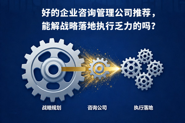 好的企業谘詢管理公司推薦，能解戰略落地執行乏力的嗎？
